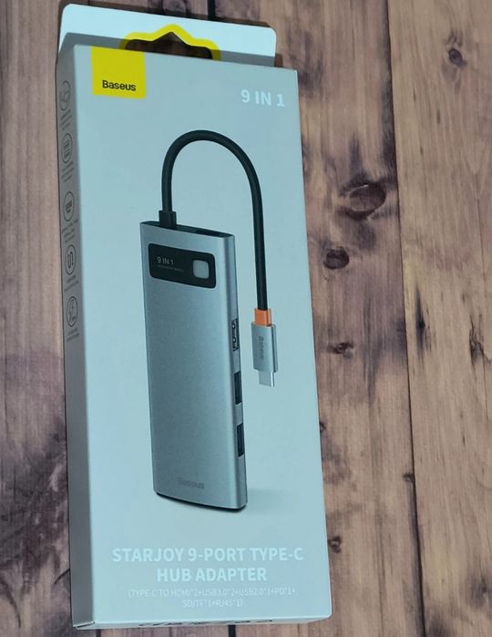 baseus wielofunkcyjny hub 9w1 do laptopa i komputera
