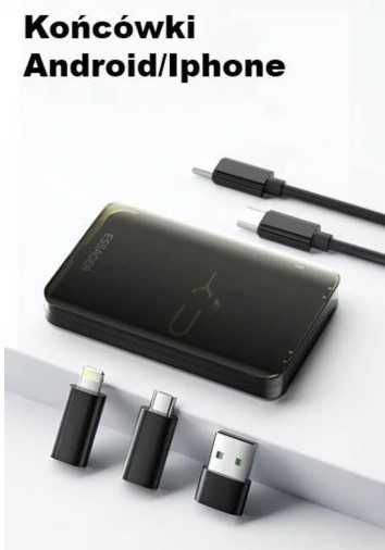 Essager 4 W 1 kabel USB C na USB C PD 60W szybki