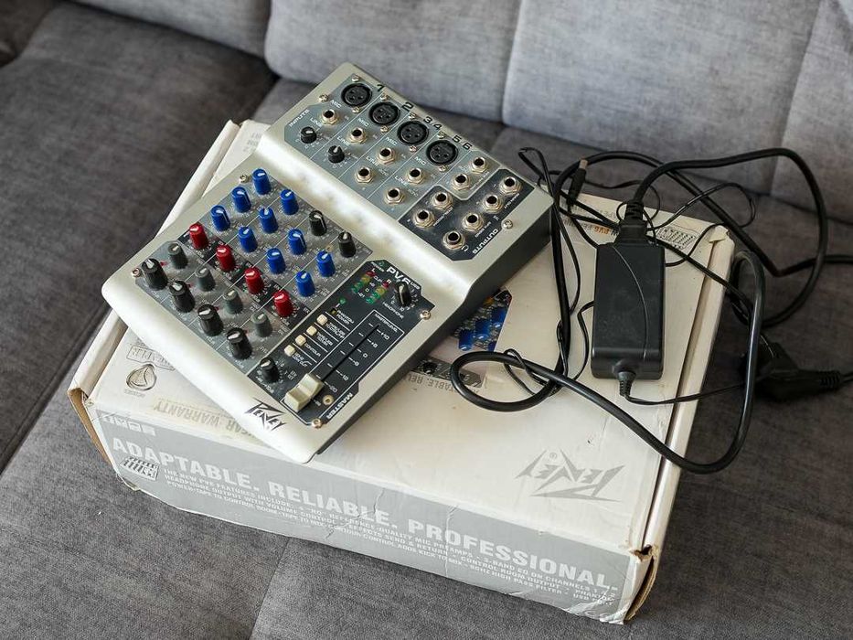 Peavey PV6 USB – 6-kanałowy mikser z interfejsem audio USB