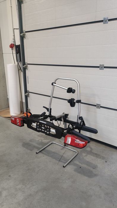 Bagażnik na hak na 2 rowery 60kg Uebler Premium Składany Lekki 6mies