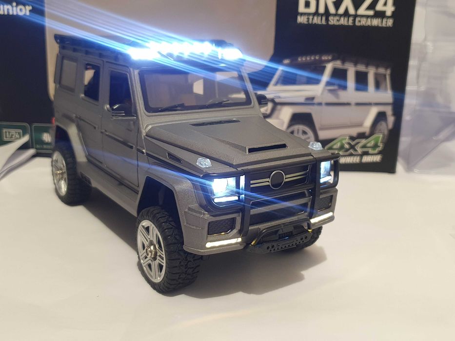 Samochod zdalnie sterowany AMEWI BRX 24 Mercedes G skala 1/24 metalowy