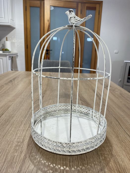 Gaiola em ferro, peça decorativa