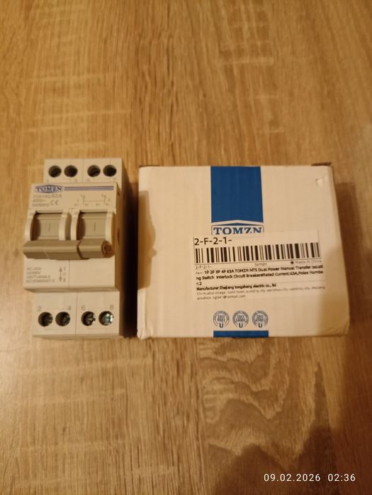 Реле напруги TOMZN TOVPD1-60-VA, TOVPD1-60-EC,TOMPD-63S, Перемикач.