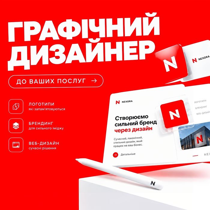 Розробка сайтів та Лендінгів під ключ | Графічний дизайнер, Дизайн банерів, Логотипи, Експрес-запуск