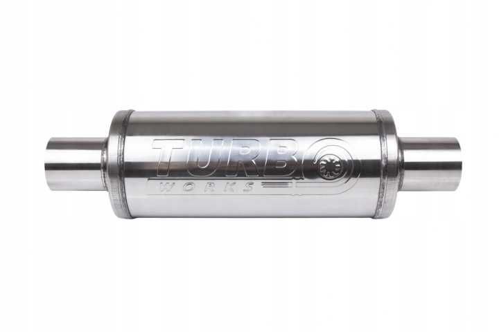 Tłumik Środkowy Przelotowy 63,5mm TurboWorks 300mm