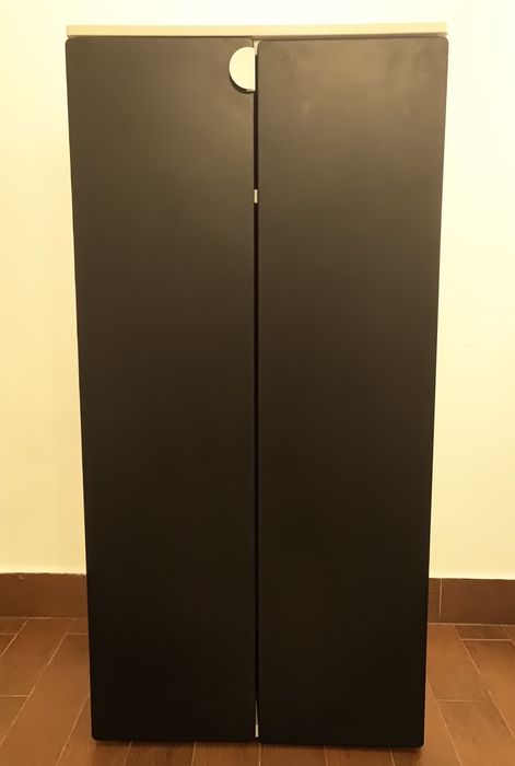 Roupeiro SMASTAD/PLATSA do IKEA branco com superfície ardósia