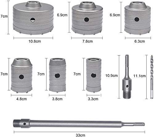 Brocas cranianas carbono para azulejo, tijolo, pladur, granito, porcel