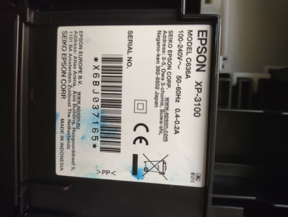 Drukarka Epson XP 3100