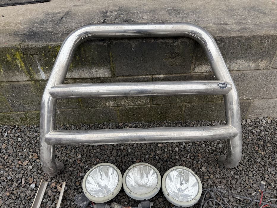 Кенгурятник, дуги на бампер, додаткове освітлення, LED балка