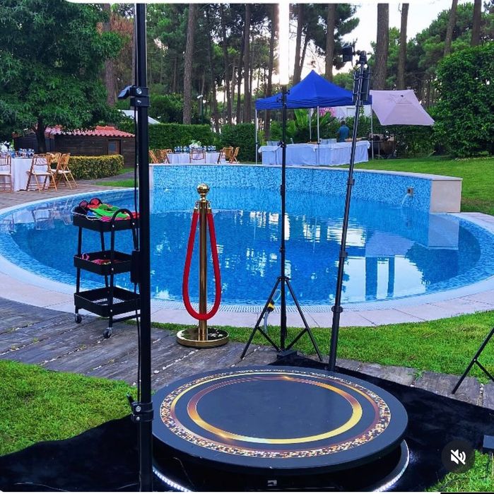 Vídeobooth 360 a funcionar na perfeição