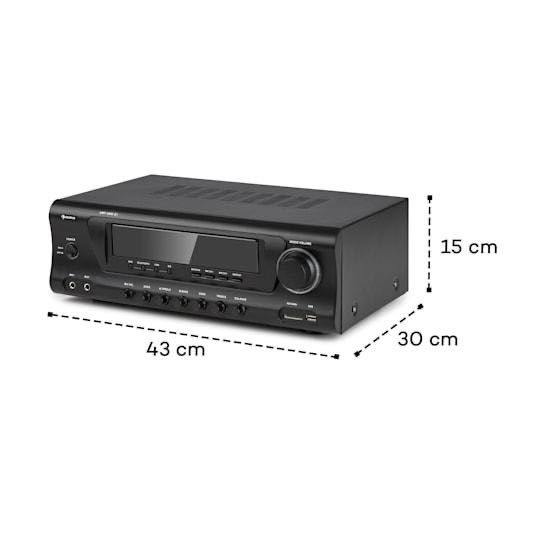 Підсилювач HiFi AMP 3800 BT 5.0 2 x 120 Вт и 3 x 50 Вт RMS(Нiмеччина)