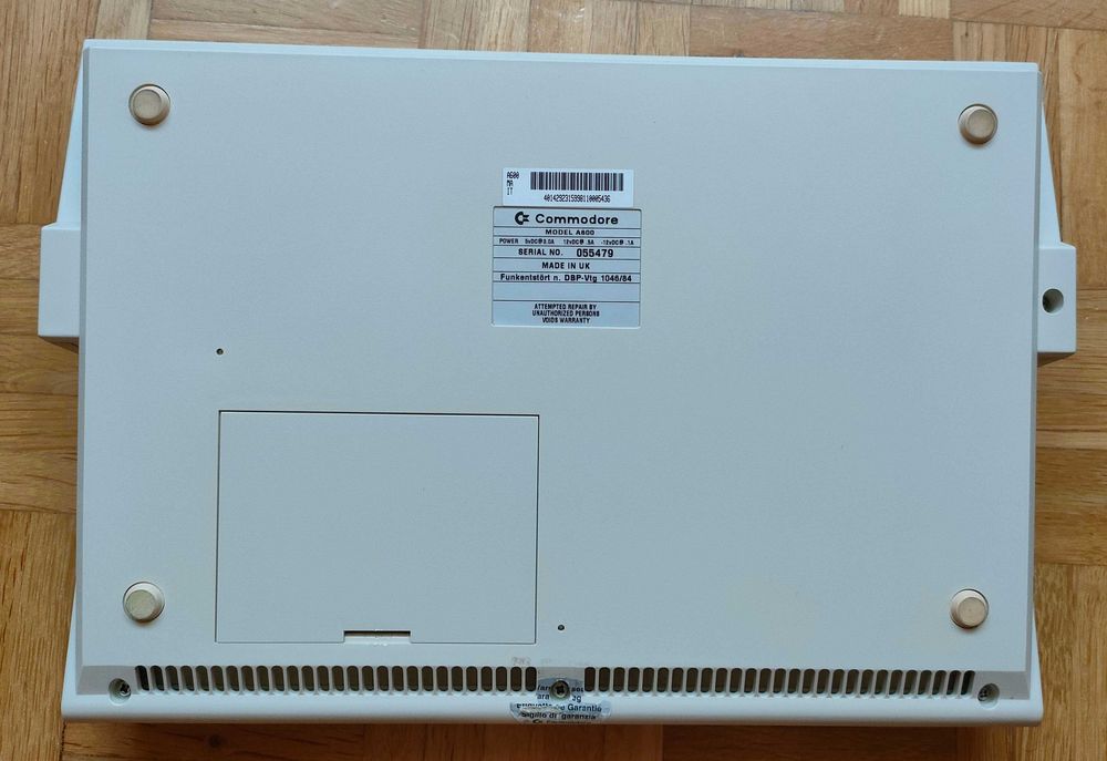 A600 cf amiga rev pcb 1.5 ver uk box 100% oki commodore oryginał retro