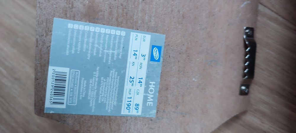 Wieszak 3 szt. w stylu prowansalskim