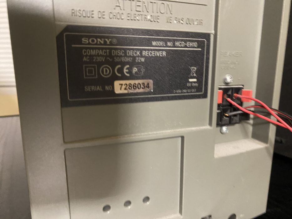 Продам музыкальный центр Sony CMT-EH10