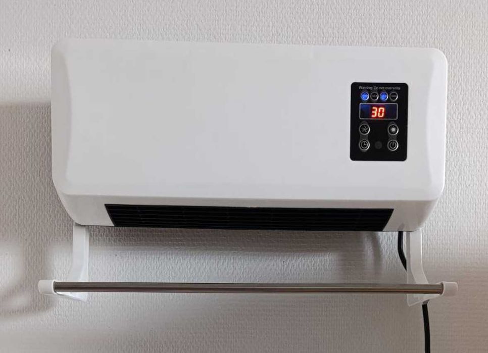 обігрівач настінний + сушка тепловентилятор з пультом дуйка таймер LED