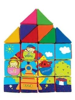 Набор тканевых мягких кубиков K's Kids