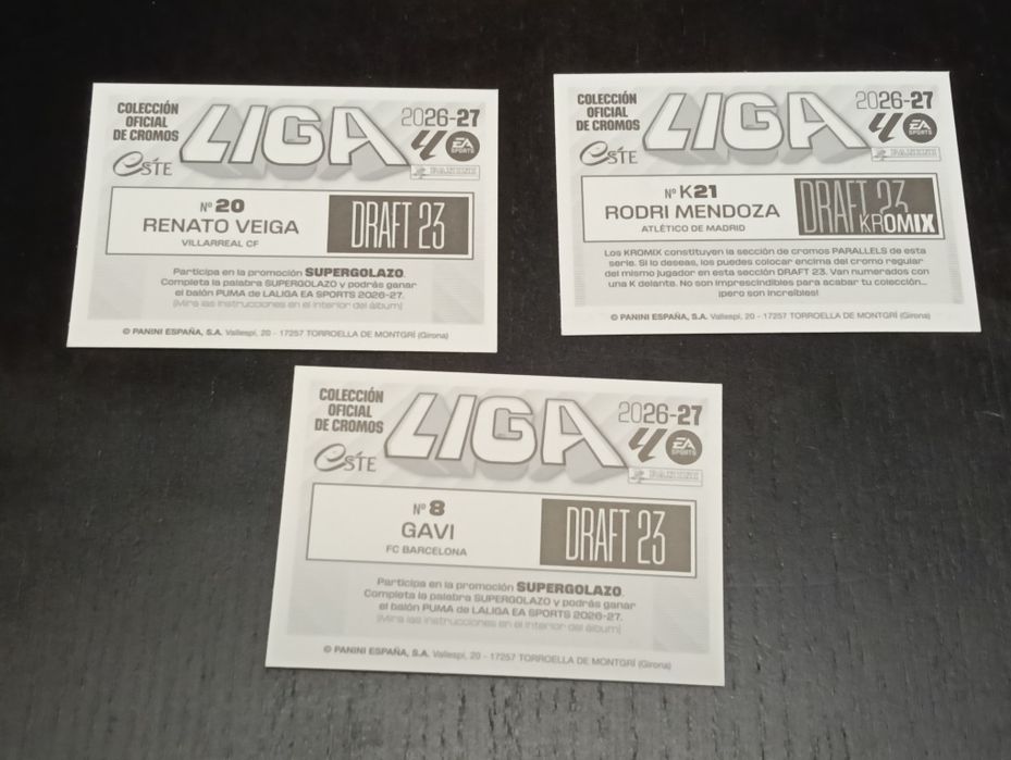 Cards Match Attax 26/ 27 e Lá Liga