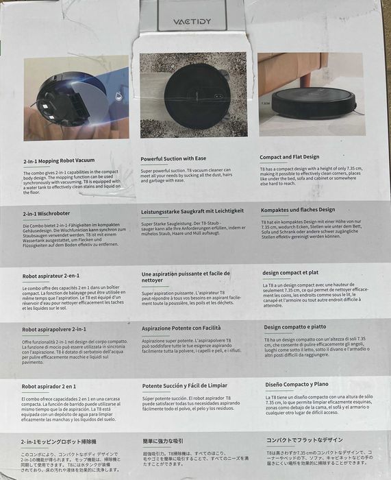 Robot Sprzątający Vactidy Nimble T8 + PILOT