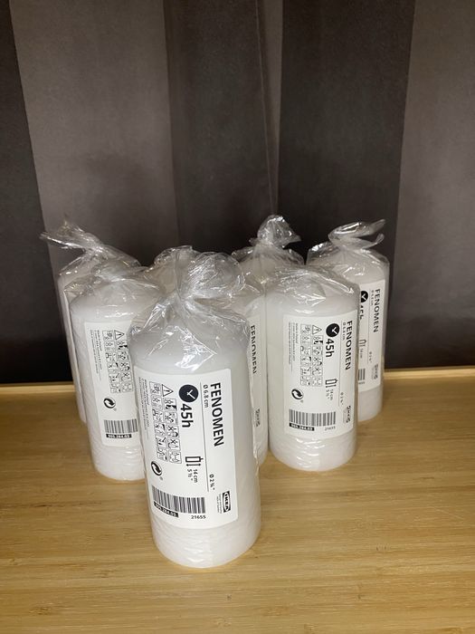 Свічка IKEA біла