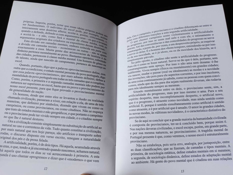"Provincianismo Português" por Fernando Pessoa