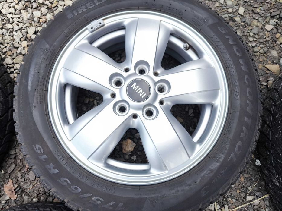 Koła Mini ONE F55 F56 F57 15 cali 5x112 ET46 Opony 175/65 Czujniki