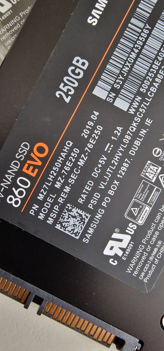 Samsung 860 SSDs Samsung Evo64550208824323123