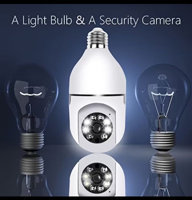 Wi-Fi камера видеонаблюдения E27 Smart Camera 360°