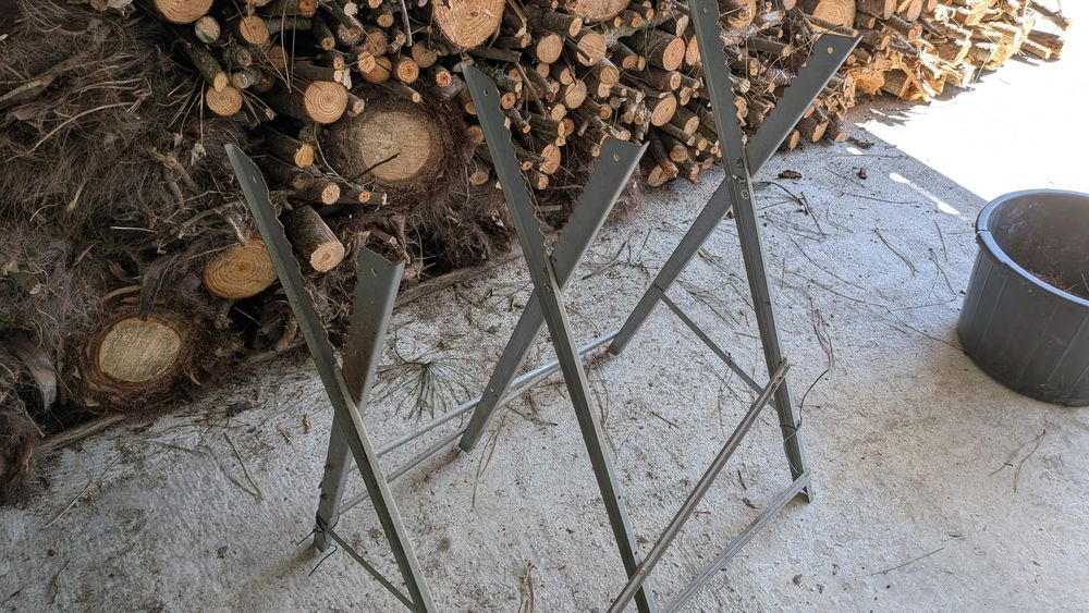 Cavalete cortar lenha