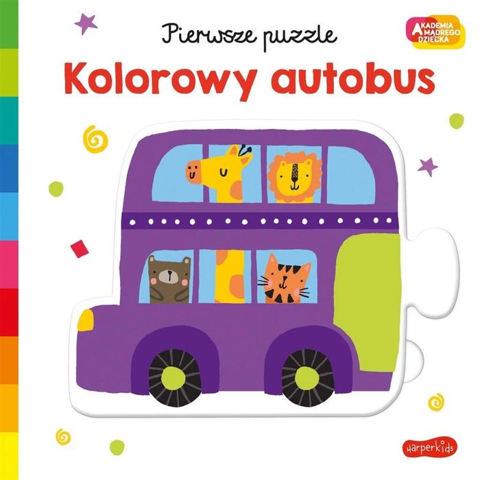 Akademia mądrego dziecka. Kolorowy autobus Harperkids Lisa Barlow,