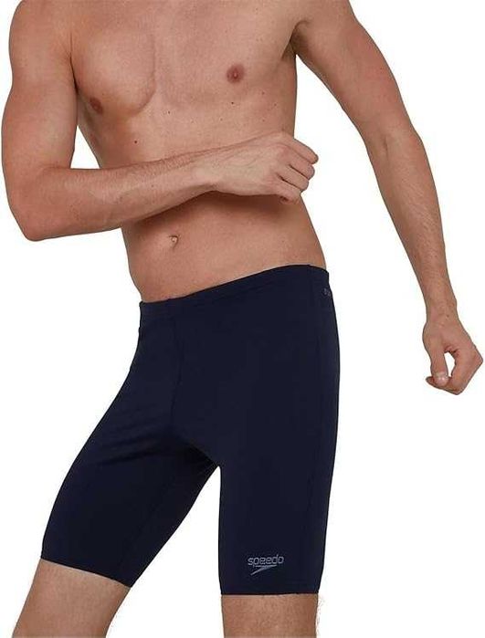 SPEEDO Męskie Kąpielówki Jammer Eco Endurance+ Granatowe M Odporne Na Chlor