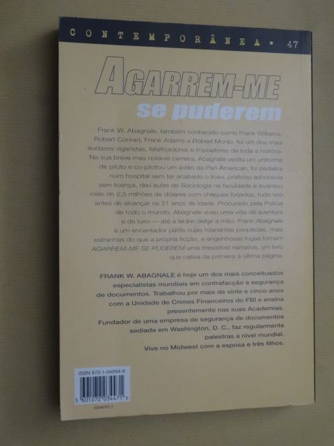 Agarrem-me se Puderem de Frank W. Abagnale