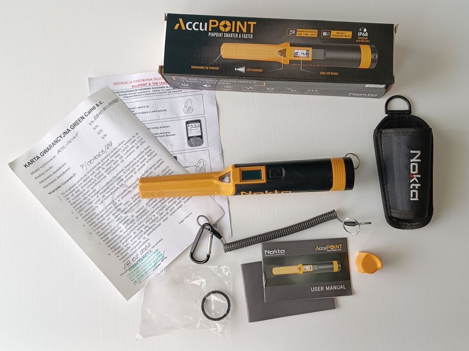 Pinpointer Nokta Accupoint wykrywacz Wodoszczelny