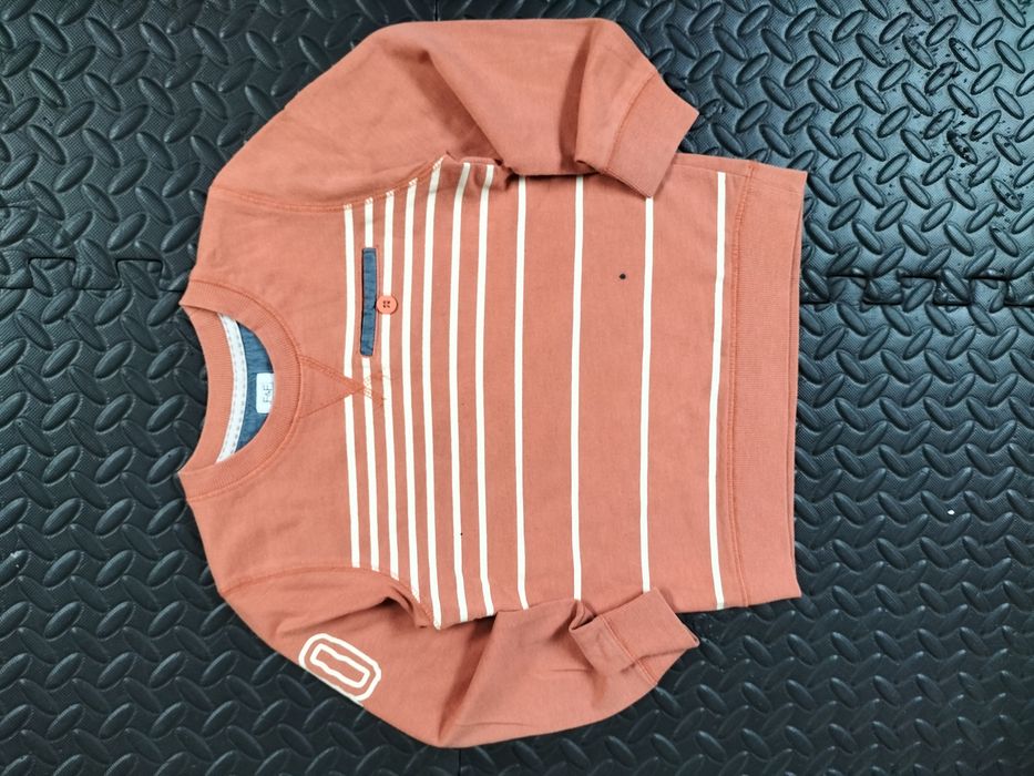 Chłopięca bluza bez kaptura w paski F&F rozmiar 116