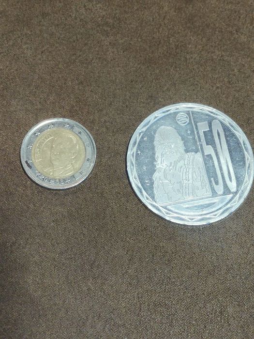 Moeda alumínio Star wars...