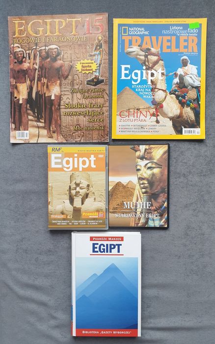 Pdróże marzeń Egipt zestaw Książka plus płyty DVD