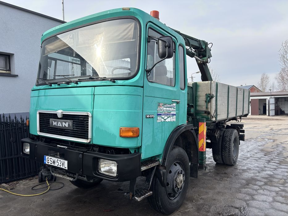 Man 14.170 HDS Wywrotka sprawny tachograf