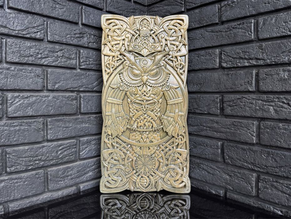 Резные деревянные нарды Викинги | Скандинавская мифология