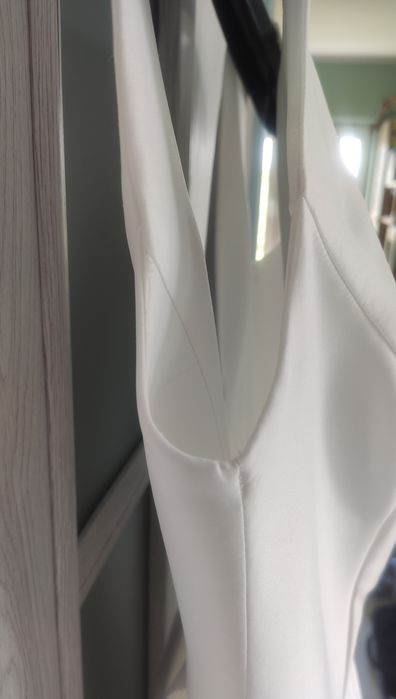 Suknia ślubna śmietanka 34/36 + pokrowiec