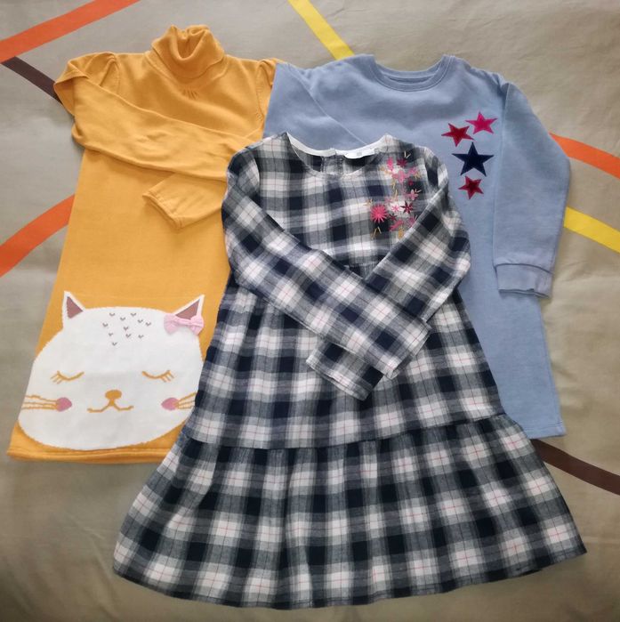Vestidos de Inverno, 7-8 Anos