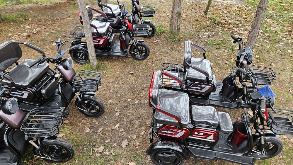 Dominator Самий ПОТУЖНИЙ трехколесный скутер колесо"10"электротрицикл