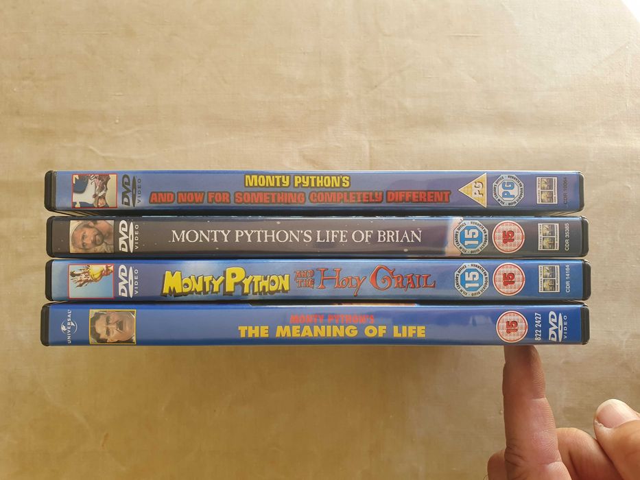 Set of 4 used Monty Python DVDs64553317805570122
