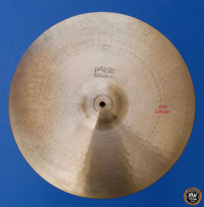 ‼️ Paiste - talerz Stanbul 65 Thin Crash 18" Vintage ‼️