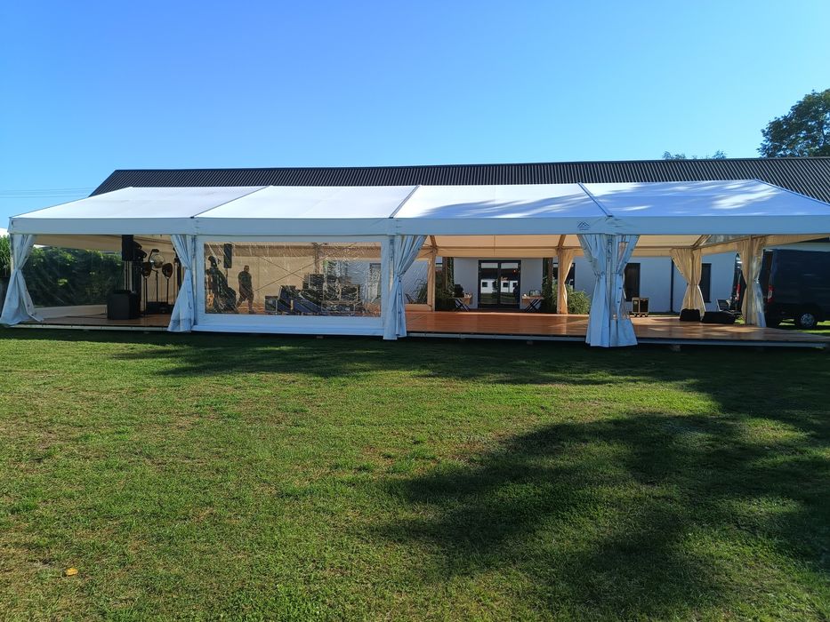 Wynajem - Hala namiotowa, namioty, stoly, krzesła