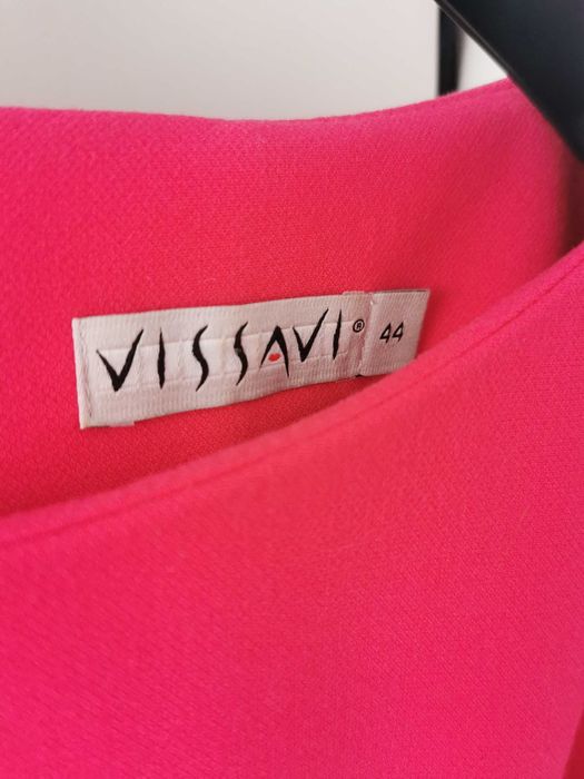 Sukienka na wesele elegancka fuksja vissavi