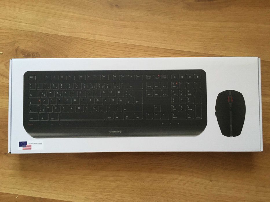 NOWY zestaw bezprzewodowa klawiatura + myszka Cherry Gentix