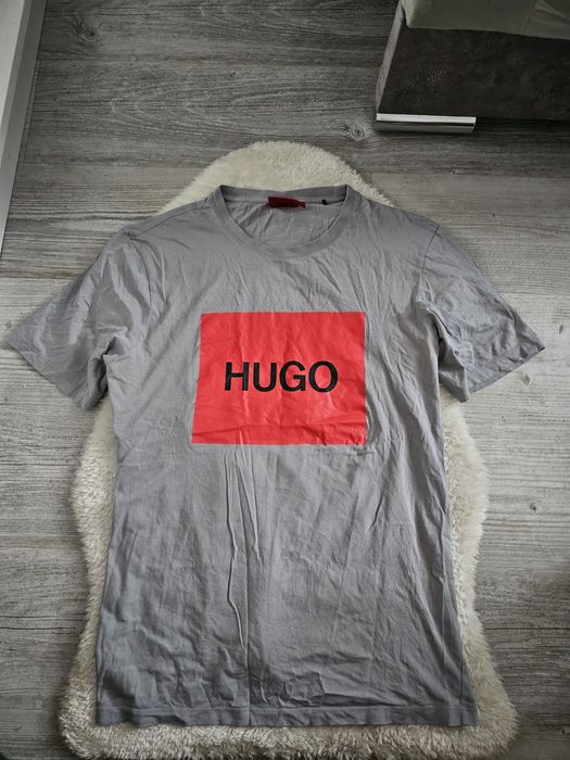 Koszulka Hugo Hugo Boss Rozmar L Szara Koszulka Hugo Boss , koszulka h