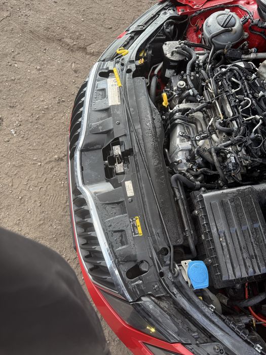 Przód Kompletny Skoda Octvia 3 2018 Maska Zderzak Pas Belka Lampy Chło
