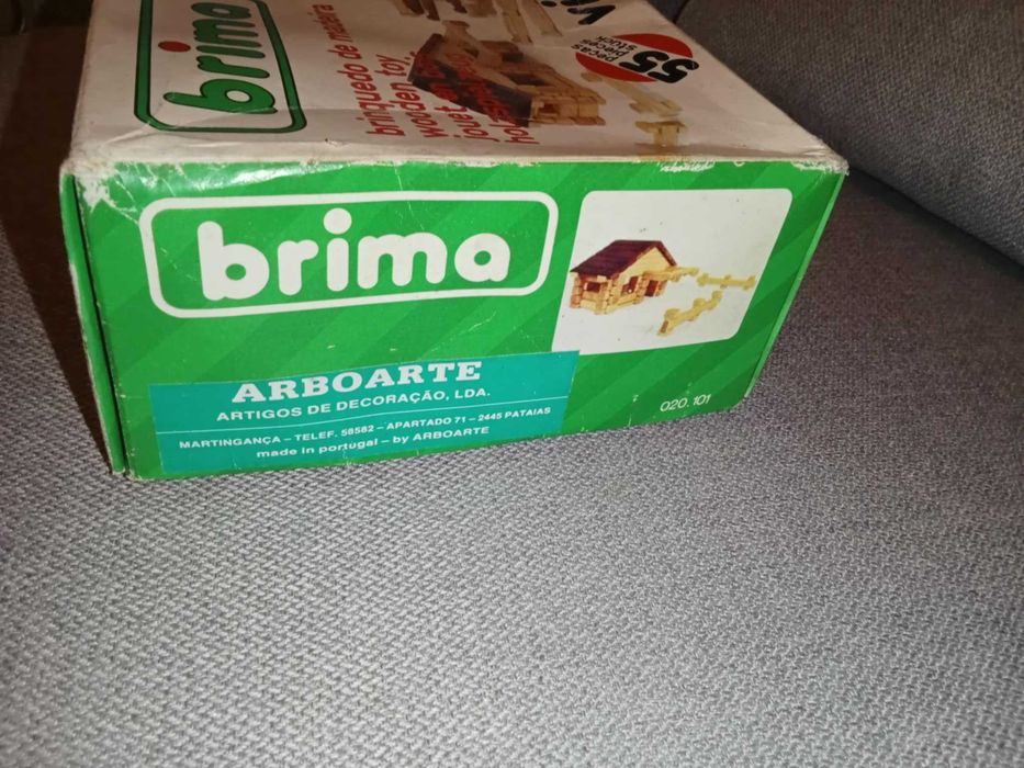 Raro Brinquedo Português de Construção Brima