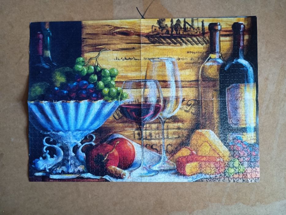 Puzzle ułożone 1500 elementów