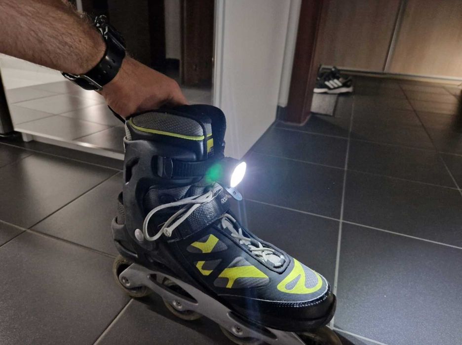 Zestaw Mocne Lampki Rowerowe Przednia + Tylna Led Usb Akumulatorowa